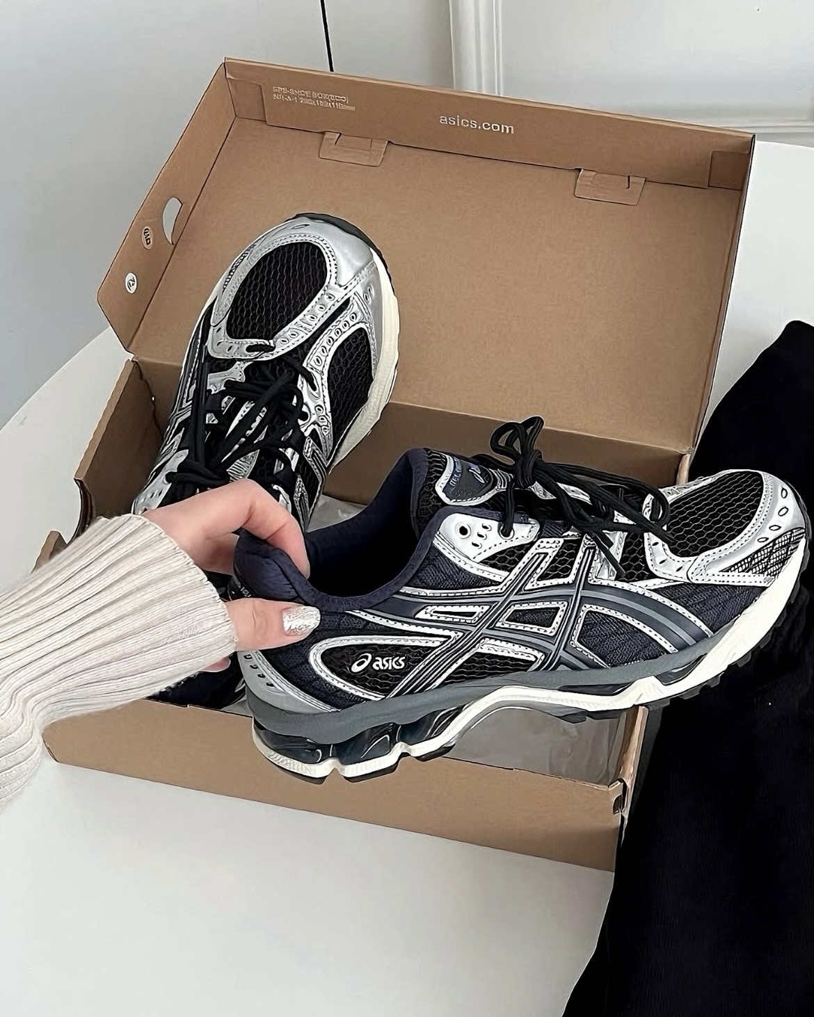 "代購" ASICS GEL-NIMBUS 10.1 午夜銀黑 銀灰 黑灰  男女鞋 1203A543-003