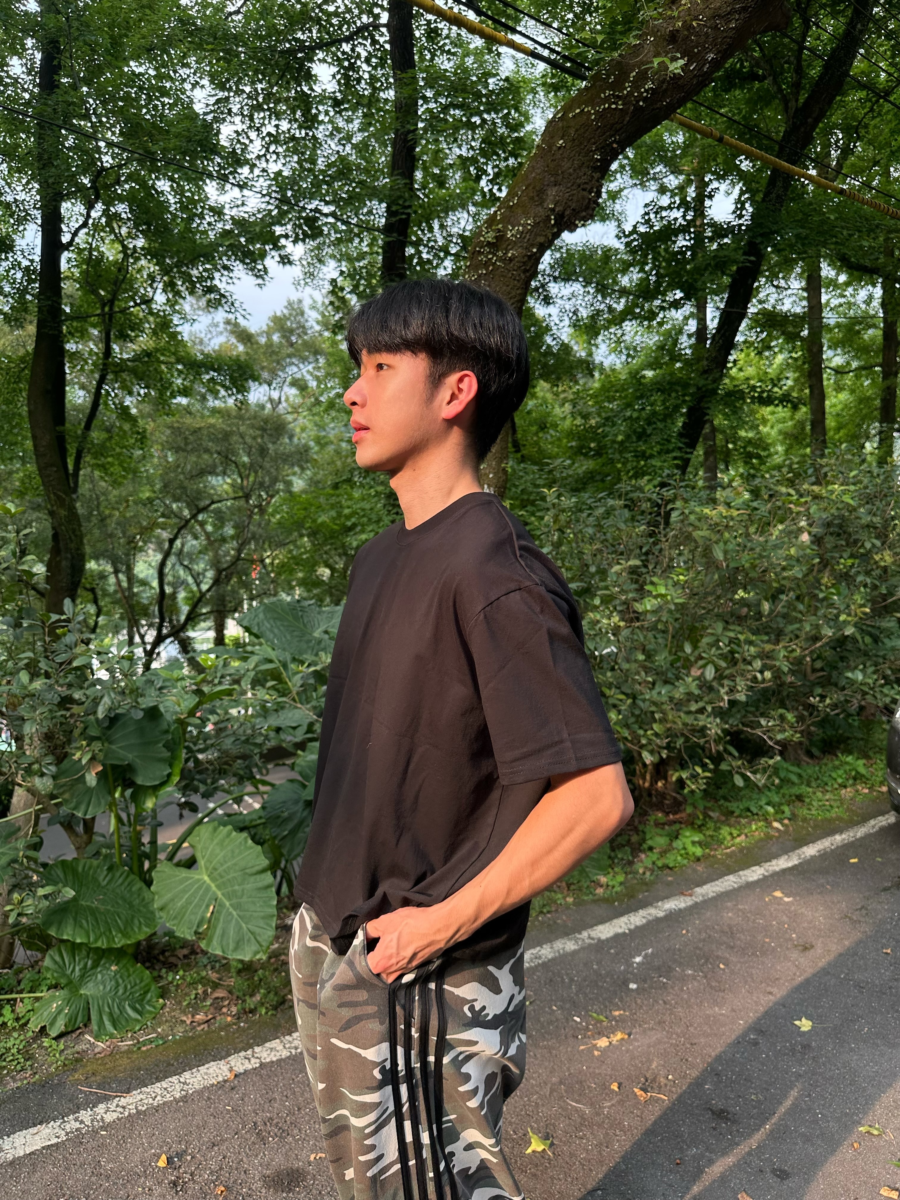 Boxy 基礎 短寬 素面 純棉 短袖 上衣