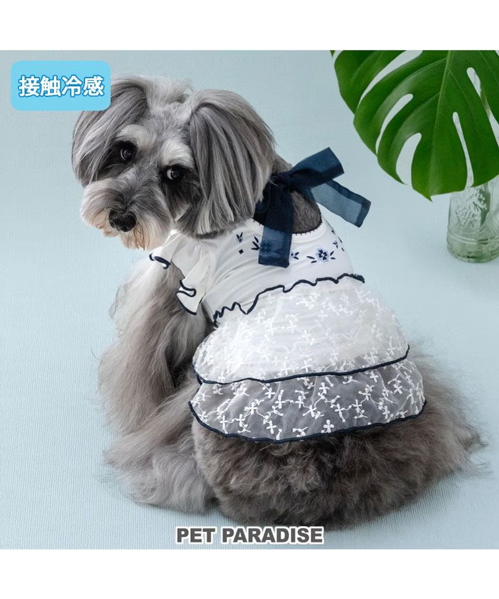 【Pet Paradise】Cool-Touch Embroidered Dress <550-35510>