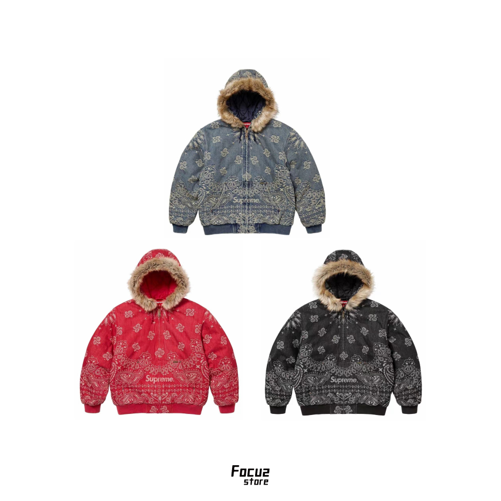 Focus Store】預購Supreme SS25 Week7 Bandana Jacquard Den