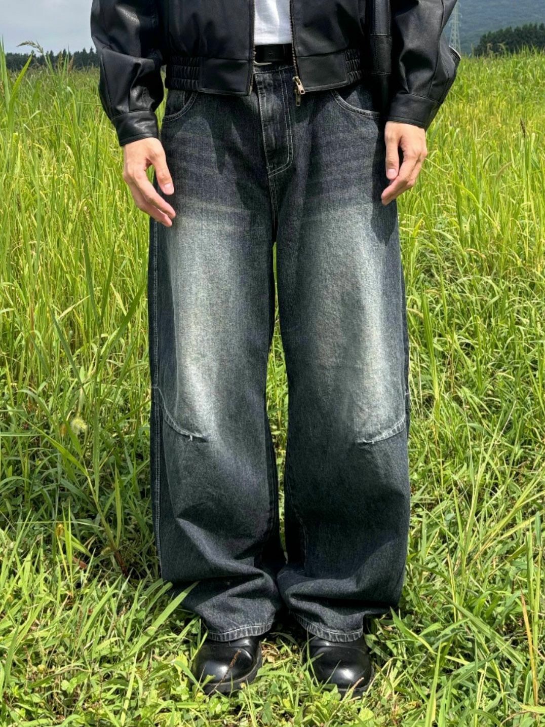 洗水鬆身牛仔褲 TAC-0196J