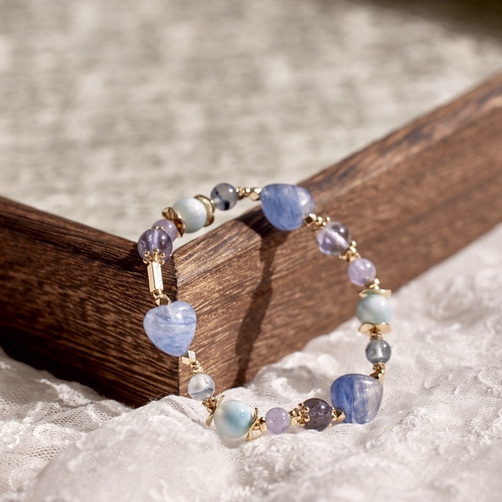 未發覺：玉化藍晶石｜海紋石｜坦桑石｜堇青石｜千層藍兔毛