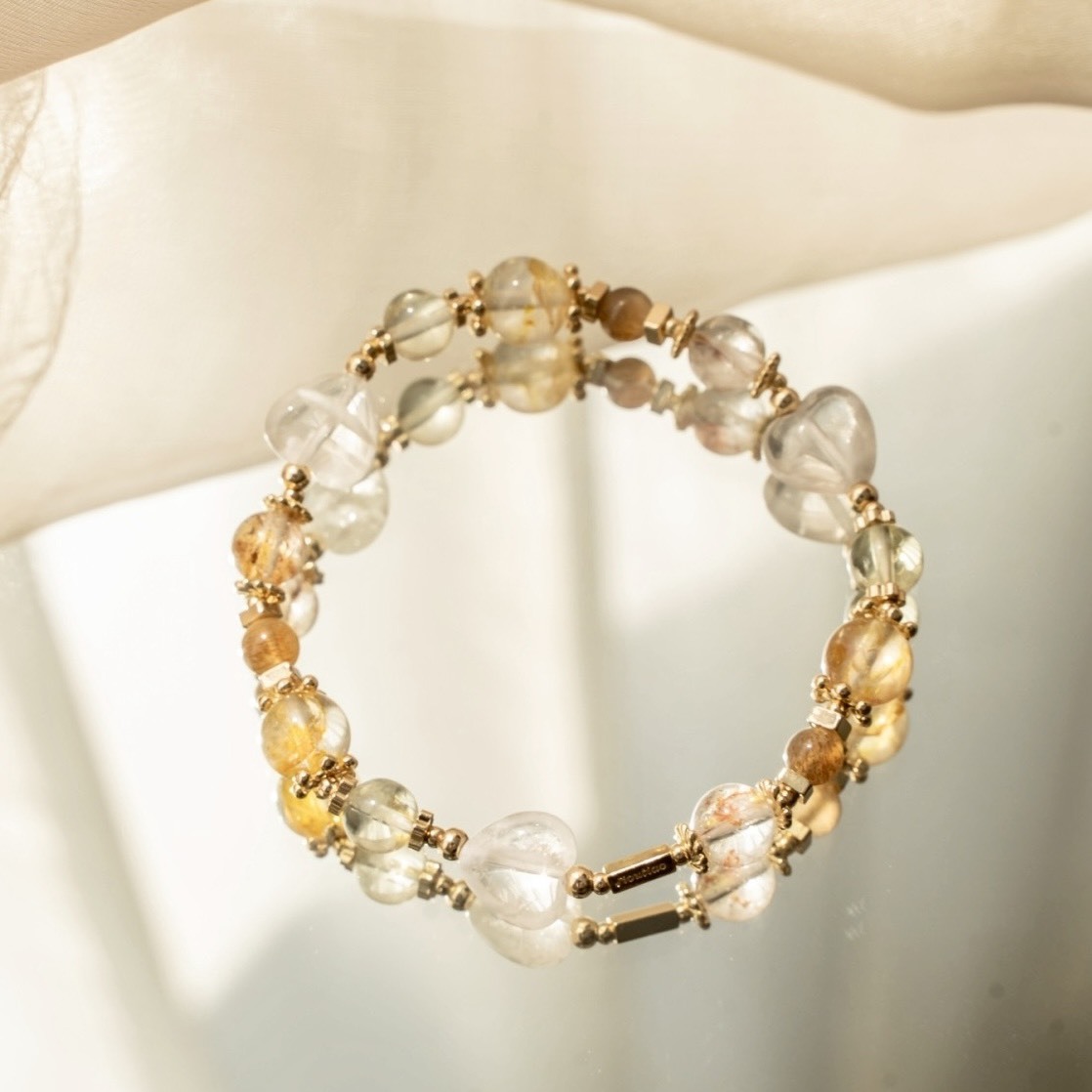 情感連結：雪花幽靈｜骨幹金太陽｜錦鯉膠花｜檸檬晶｜黃膠花