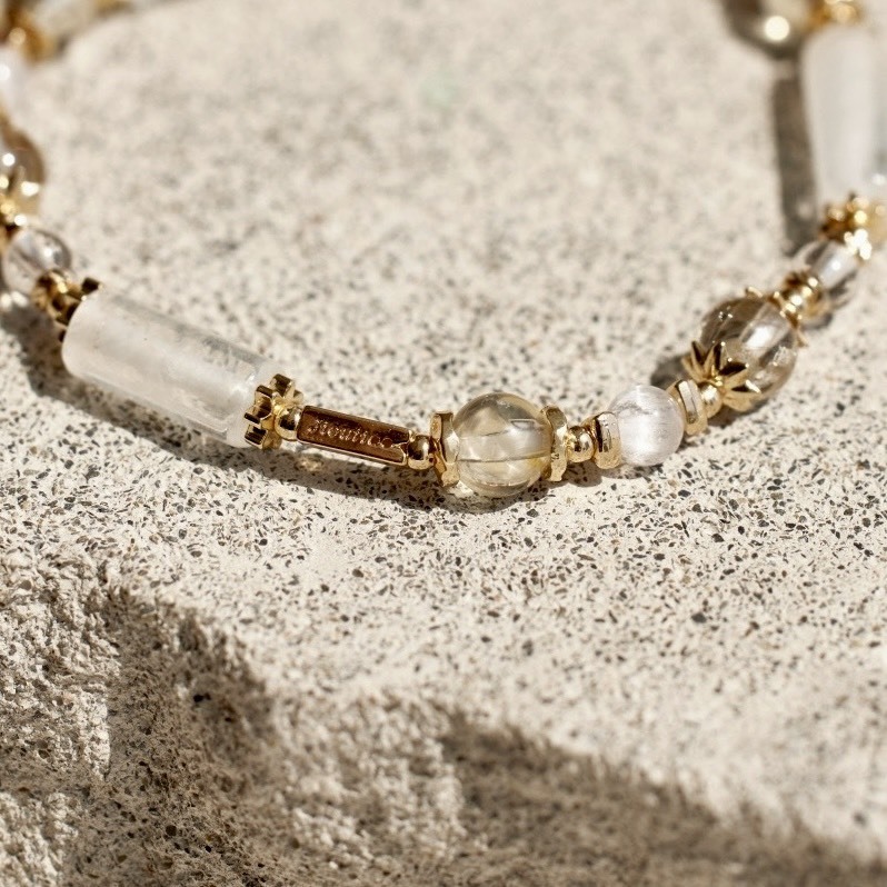 為自己而戰：藍針｜拉絲紫鋰輝｜白水晶｜銀髮晶｜黃金拉長石