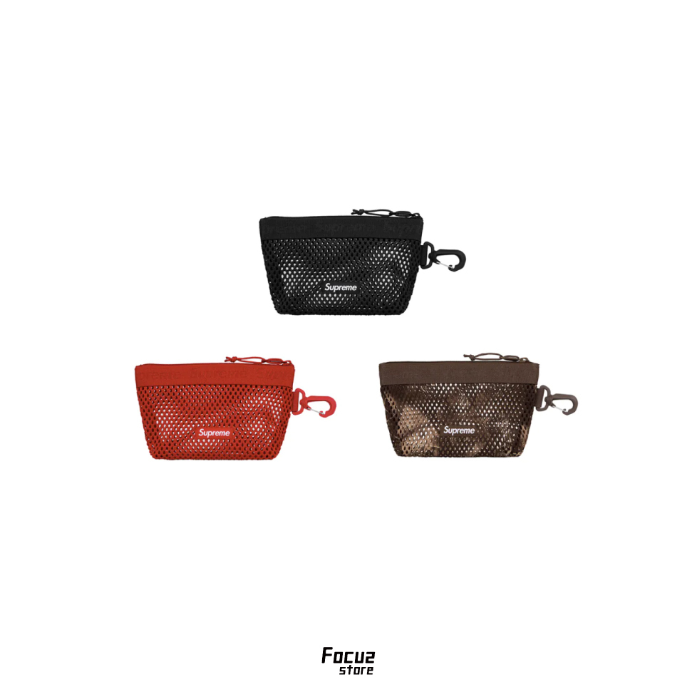 Focus Store】現貨秒發Supreme SS25 Week7 Mesh Mini Pouch 三色