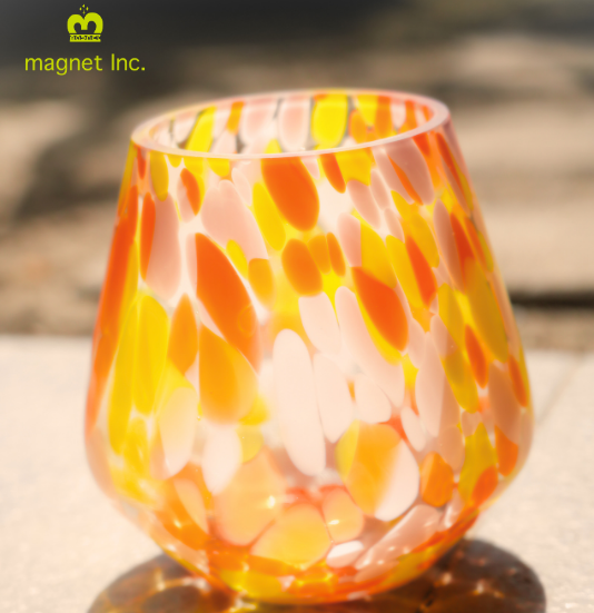 日本 magnet PALETTE VASE【橘黃】