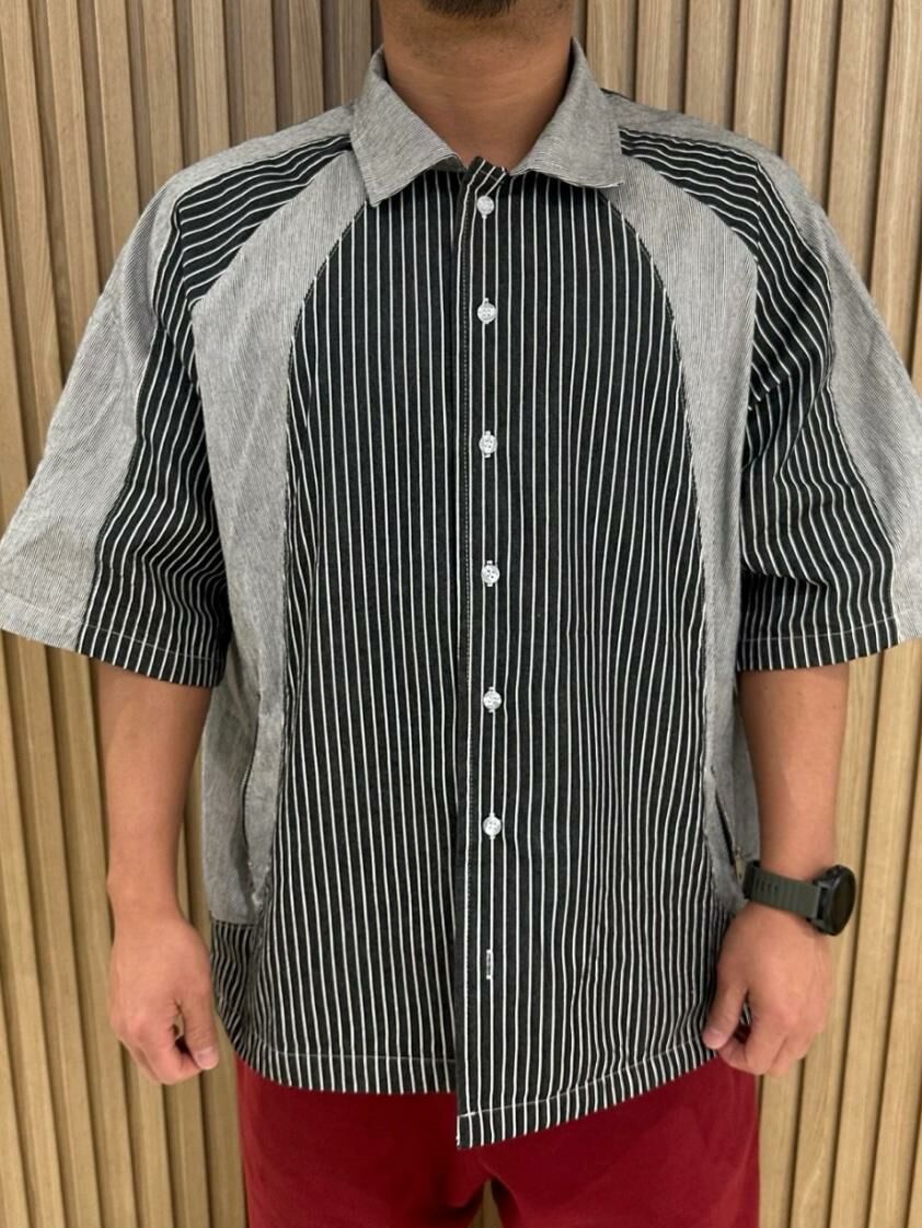 拼直間短袖恤衫 TAC-0201S