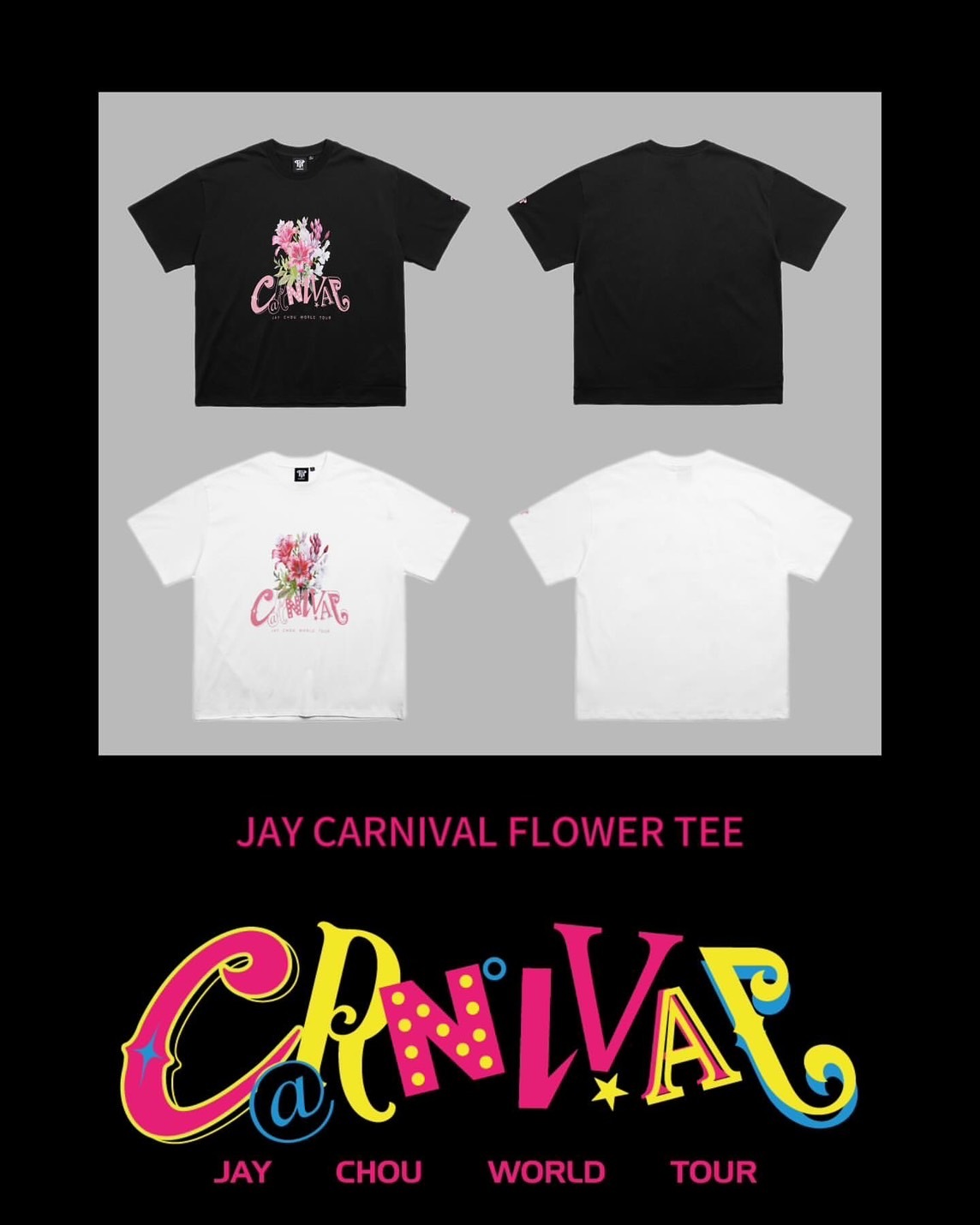 JAY CARNIVAL FLOWER TEE 兩色