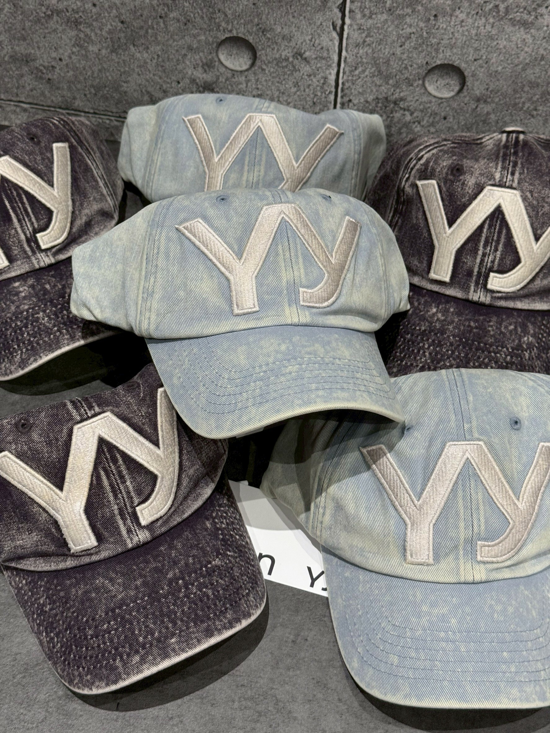 Open YY 仿舊字體 水洗老帽