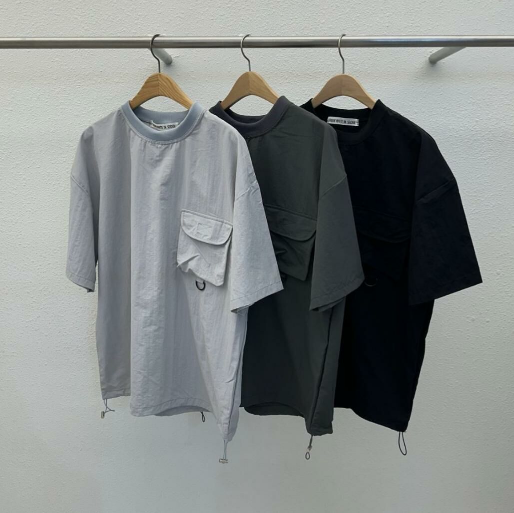 淨色袋口短袖Tee TAC-0208T