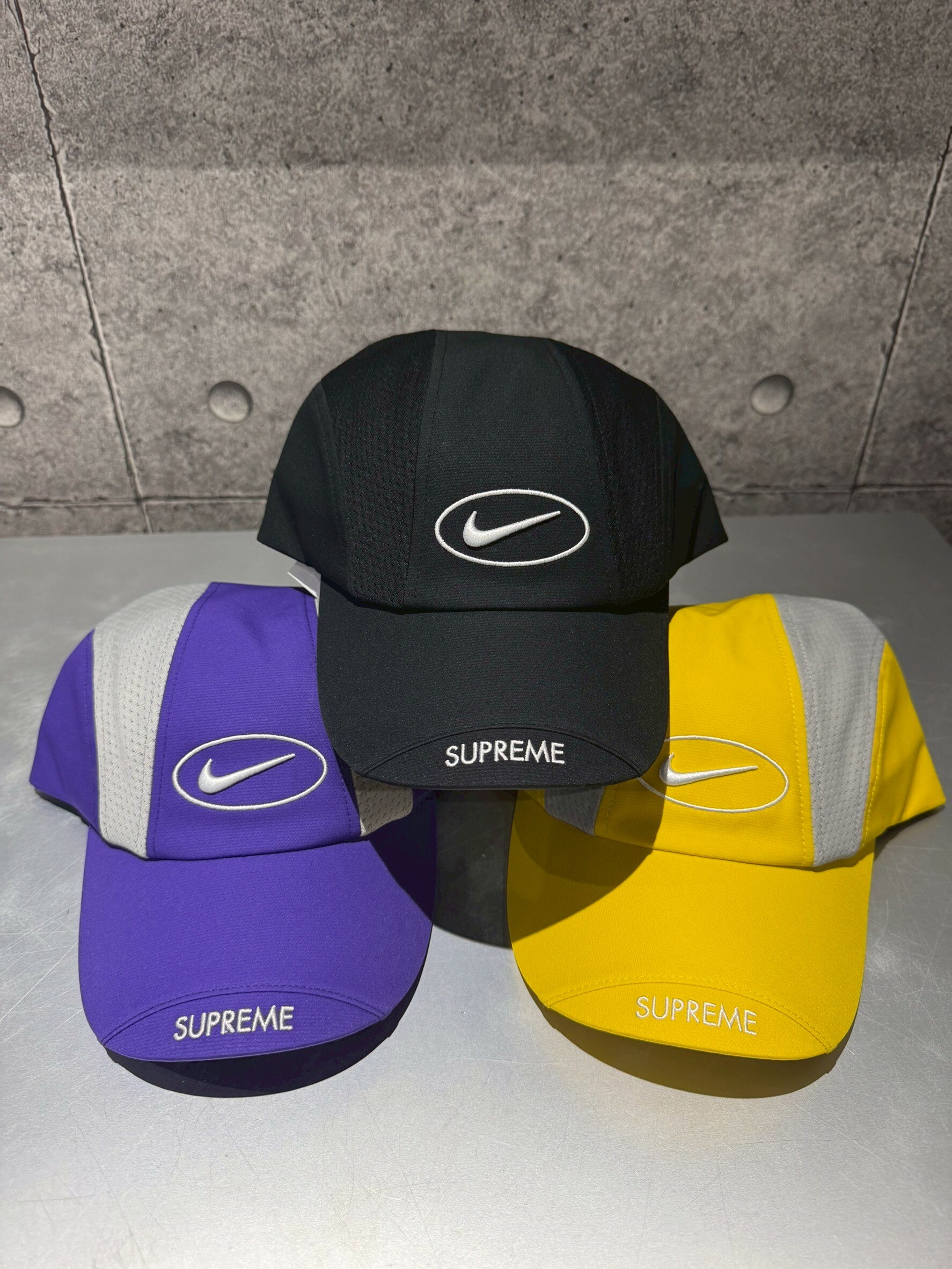 Supreme x Nike 刺繡小標Logo 老帽