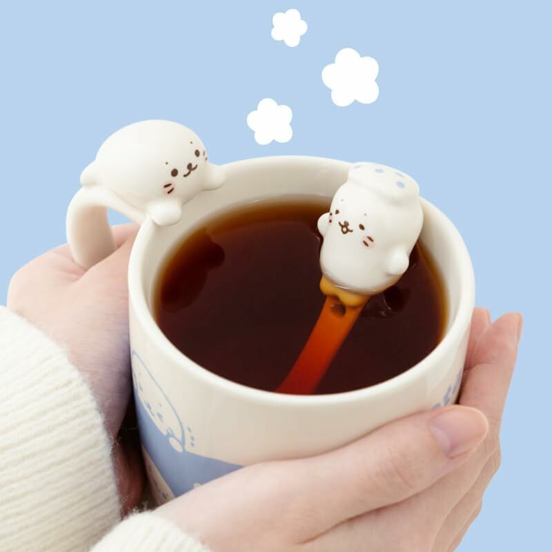 Sirotan 馬克杯附攪拌湯匙 泡溫泉 (370ml)