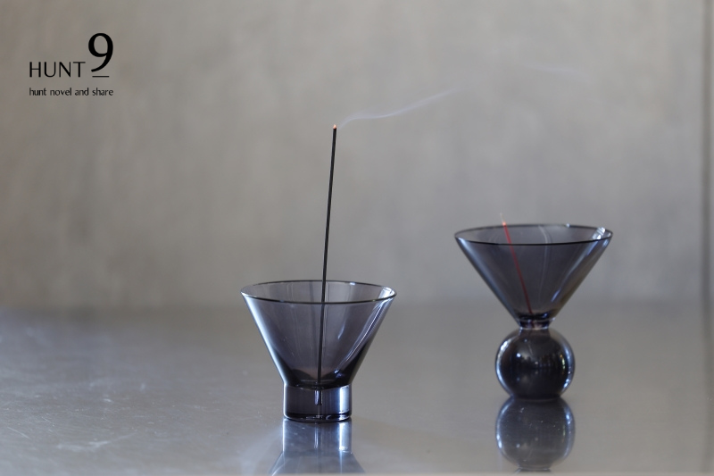 日本 HUNT9 Hazel Alle a te 線香爐【Cylinder－黑】