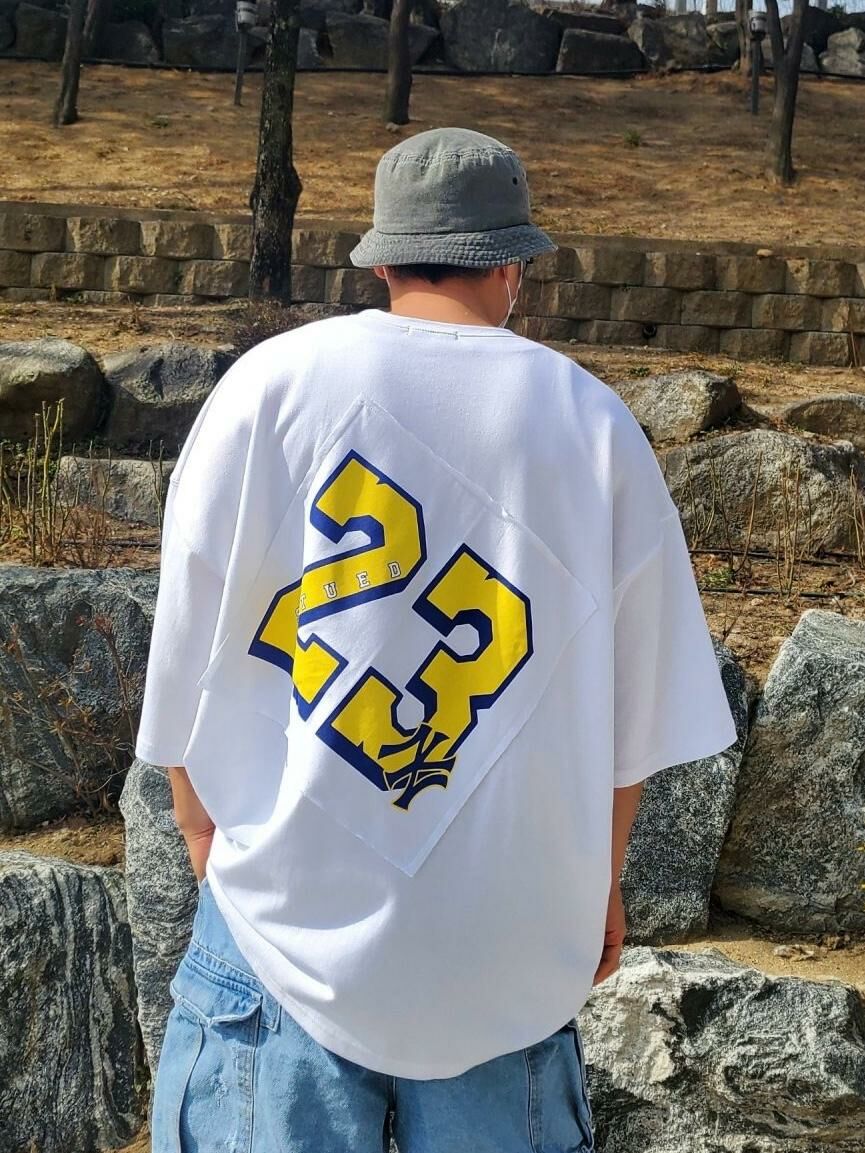 OVERSIZE 23圖案短袖Tee T3787