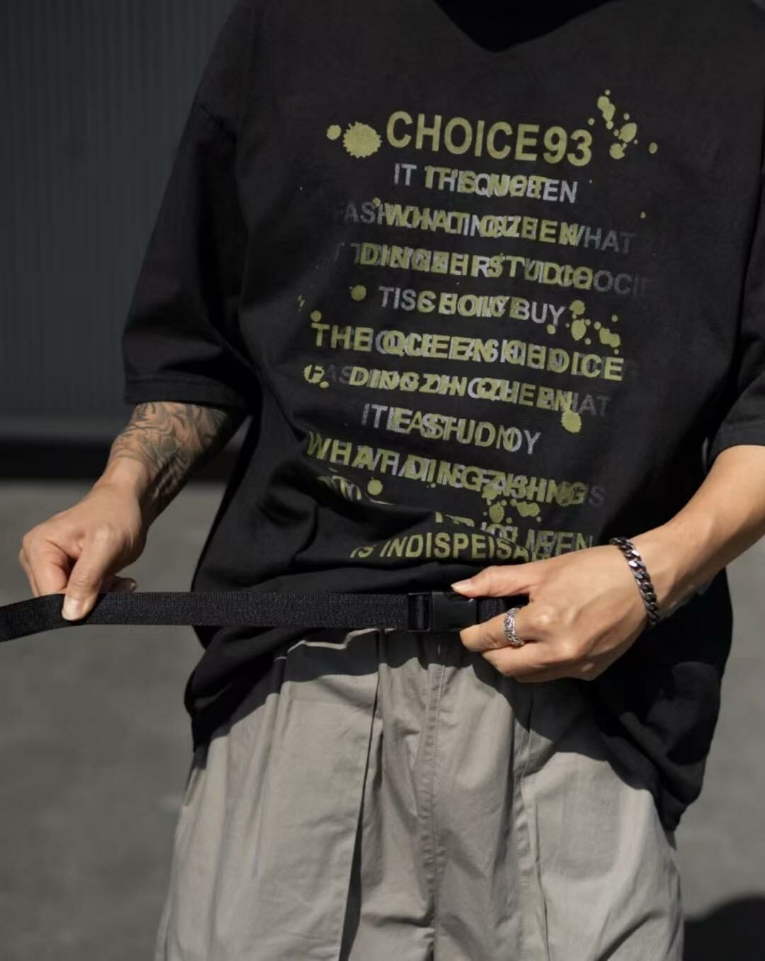 英文字短袖Tee HAMEL-010T