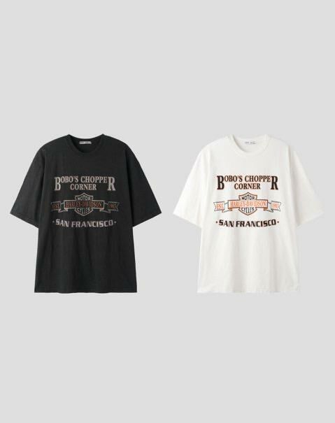 英文字短袖Tee HAMEL-011T