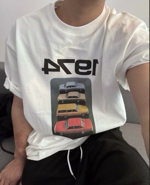 英文字圖案短袖Tee HAMEL-012T