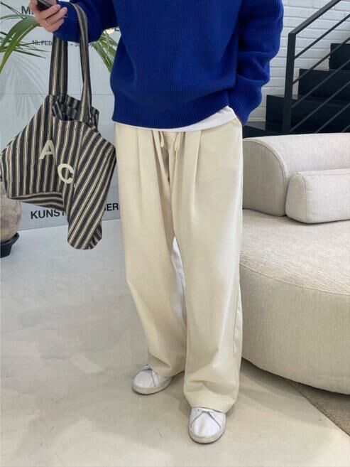 淨色鬆身褲 HAMEL-015P