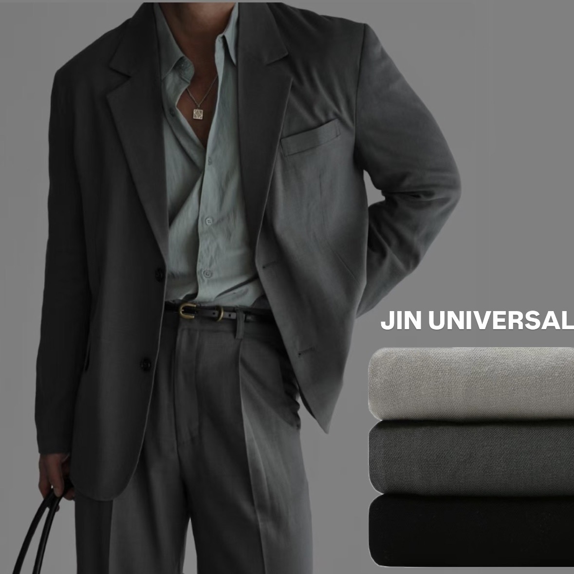 JIN UNIVERSAL 🇰🇷韓國 夏季透氣 薄款西裝 外套 西裝褲 套裝