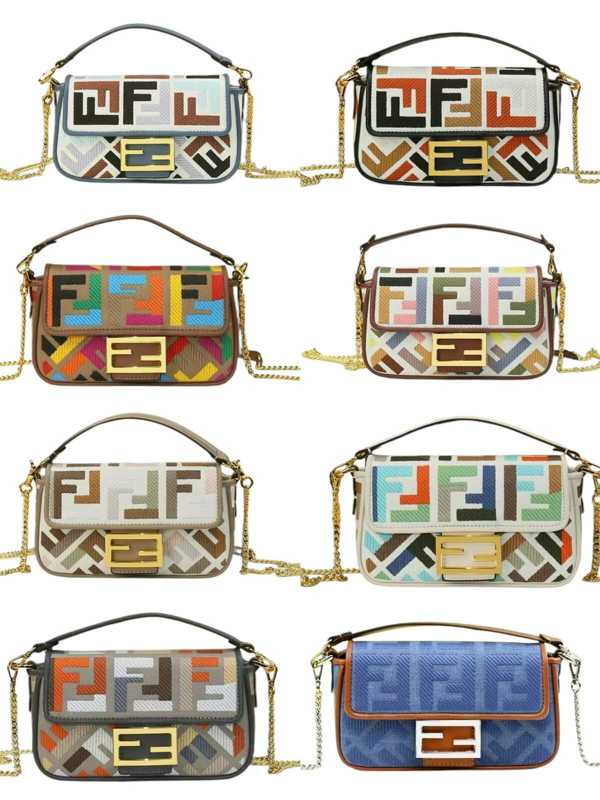 FENDI 最新限量彩色刺繡系列