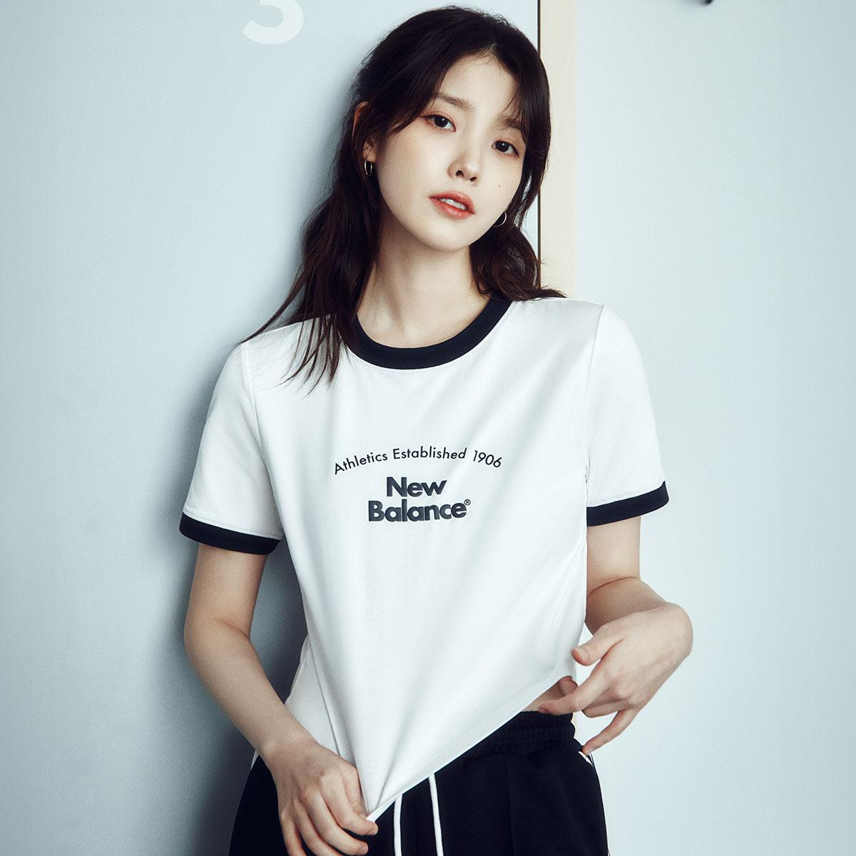 IU & WINTER 代言同款！NEW BALANCE SLIM FIT TEE (4 Colours)