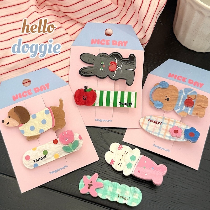 《04242》小動物髮夾(2個一組)