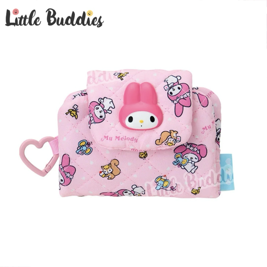 日本 Sanrio 懷舊布藝車線系列 散紙包 小物袋