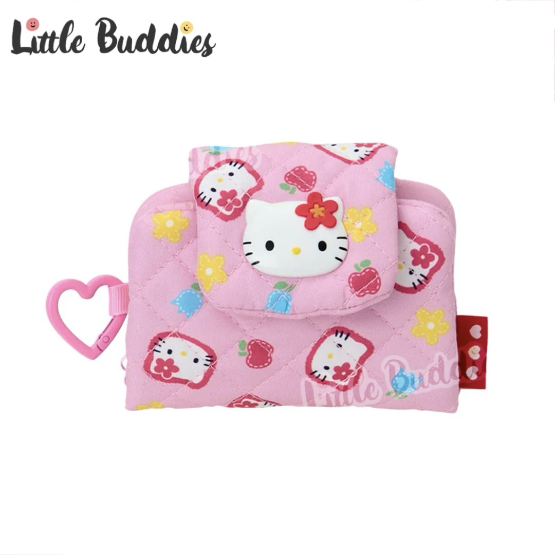 日本 Sanrio 懷舊布藝車線系列 散紙包 小物袋