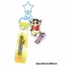 蠟筆小新  亞加力牌匙扣連PVC帶