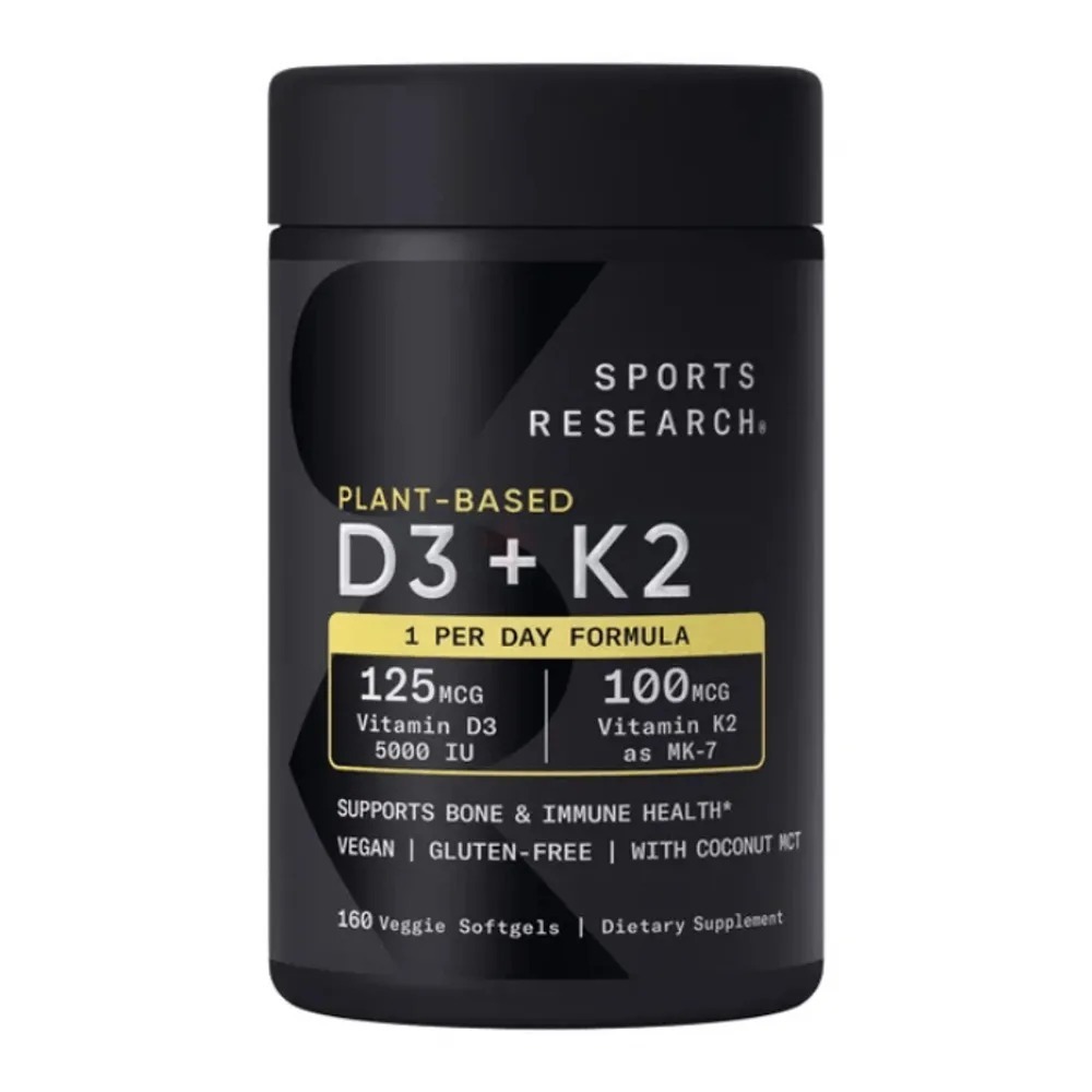 【現貨】Sports Research D3 + K2 G042423 膠囊160粒