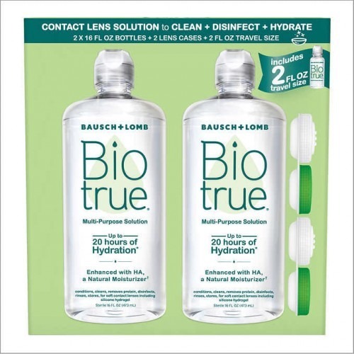 【預購】Bausch + Lomb Biotrue G042424 多功能隱形眼鏡護理液套裝
