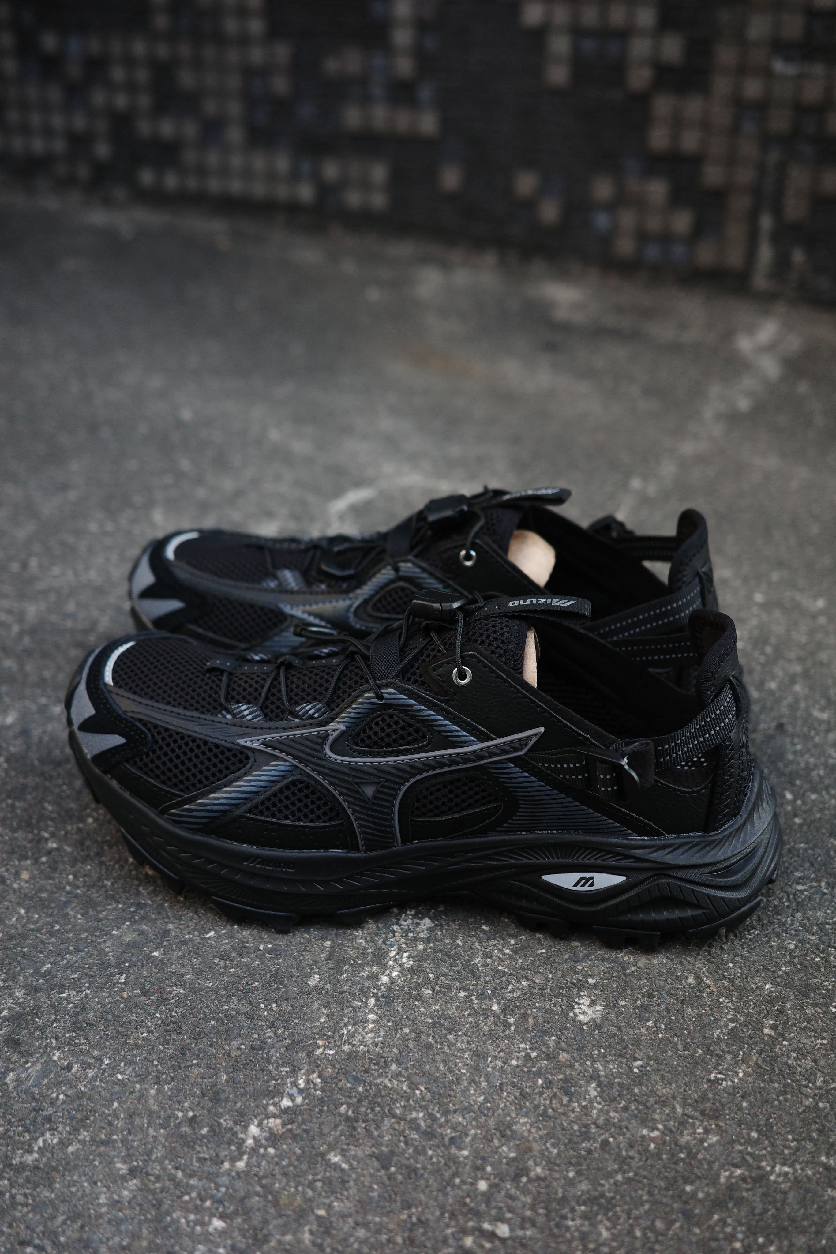 Mizuno Racer Trail Se 黑色 全黑 溯溪鞋 涼鞋 男女鞋 D1GH241903 美津濃