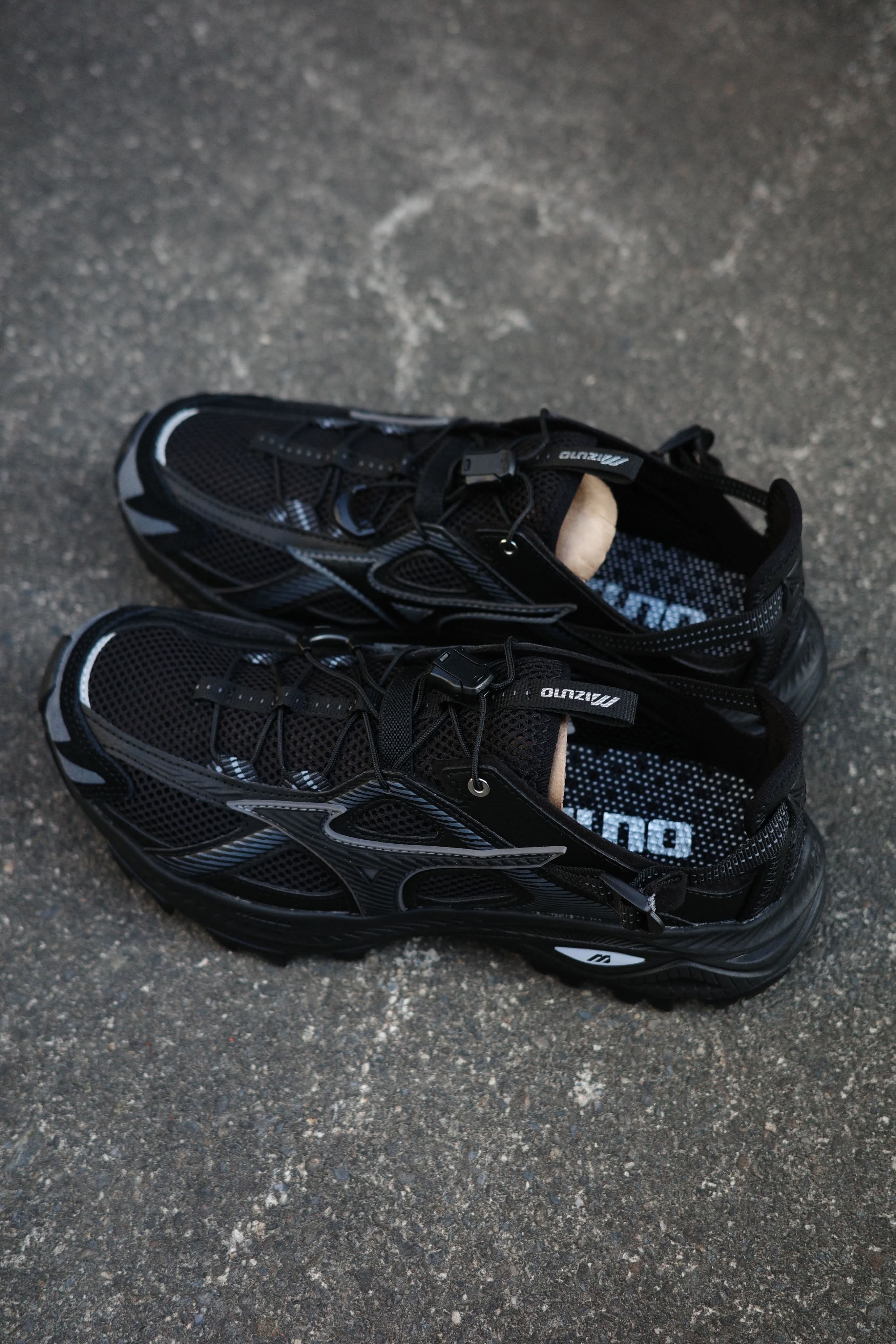 Mizuno Racer Trail Se 黑色 全黑 溯溪鞋 涼鞋 男女鞋 D1GH241903 美津濃