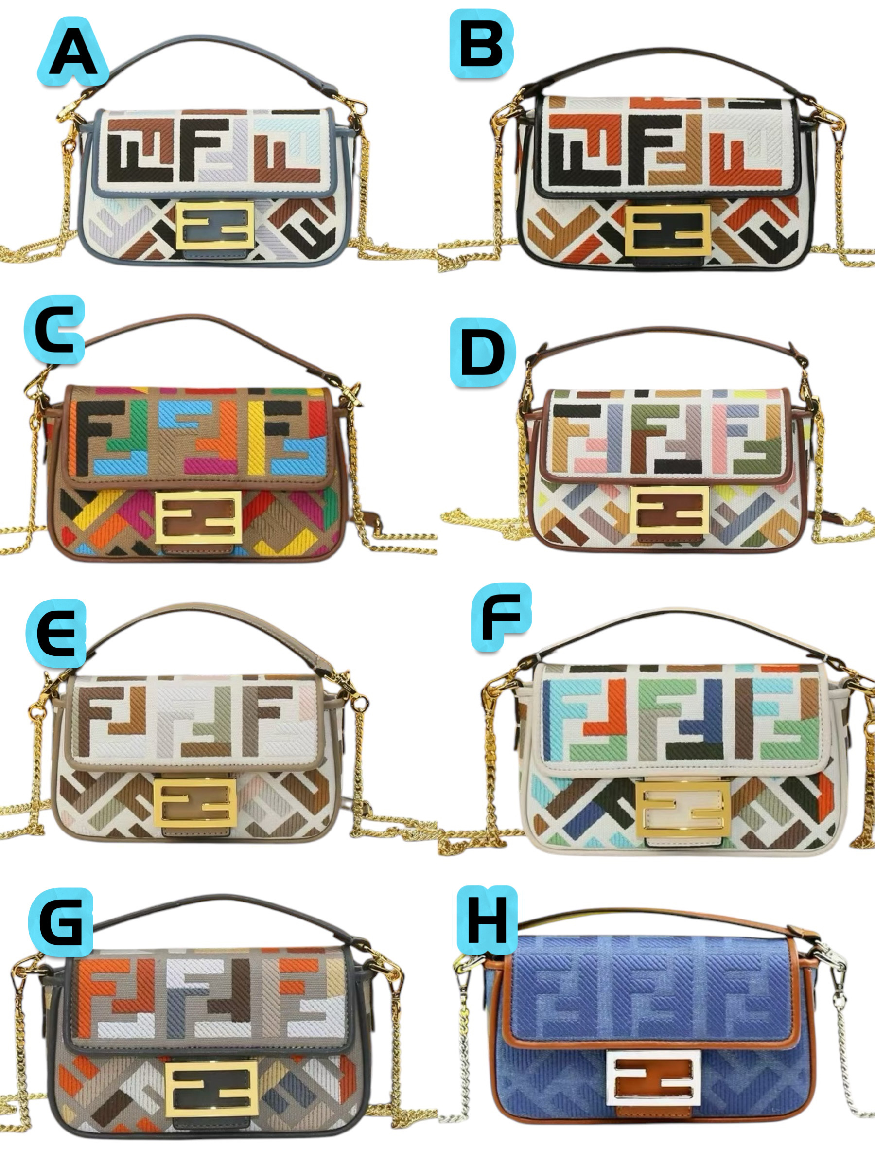 FENDI 最新限量彩色刺繡系列