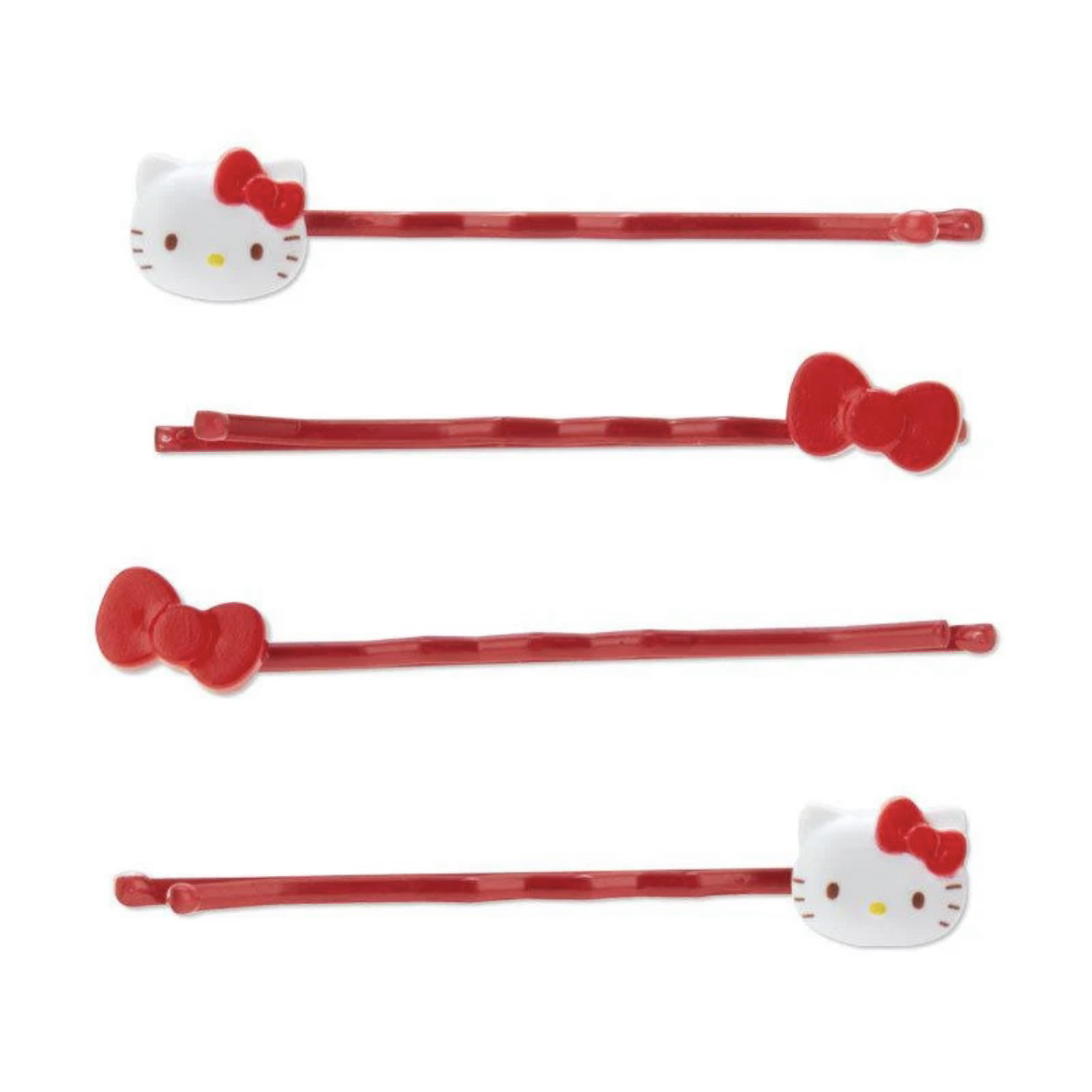 日本 Sanrio 公仔圓形收納盒連髮夾