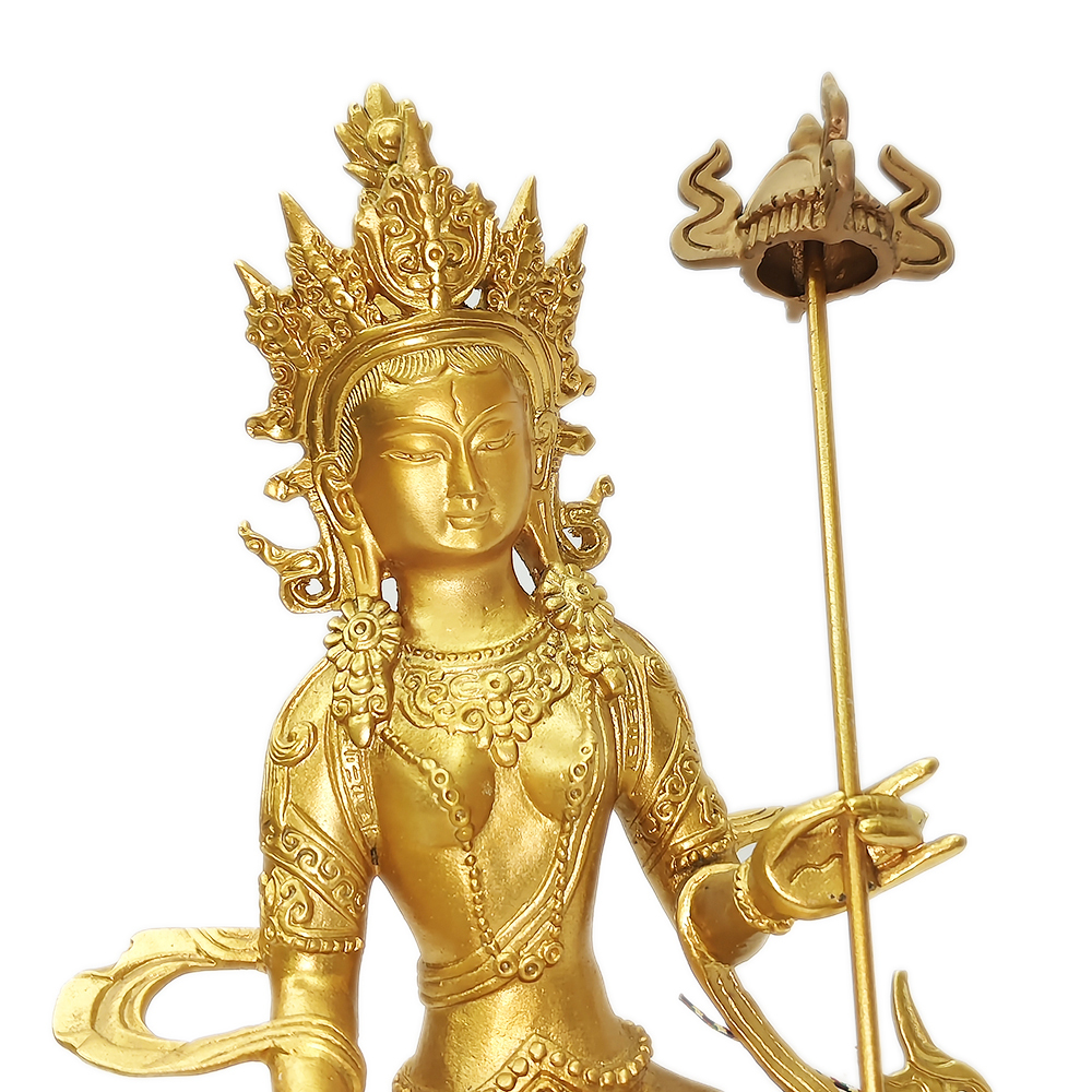 地藏王菩薩{銅 泥金}23公分【十方】136742