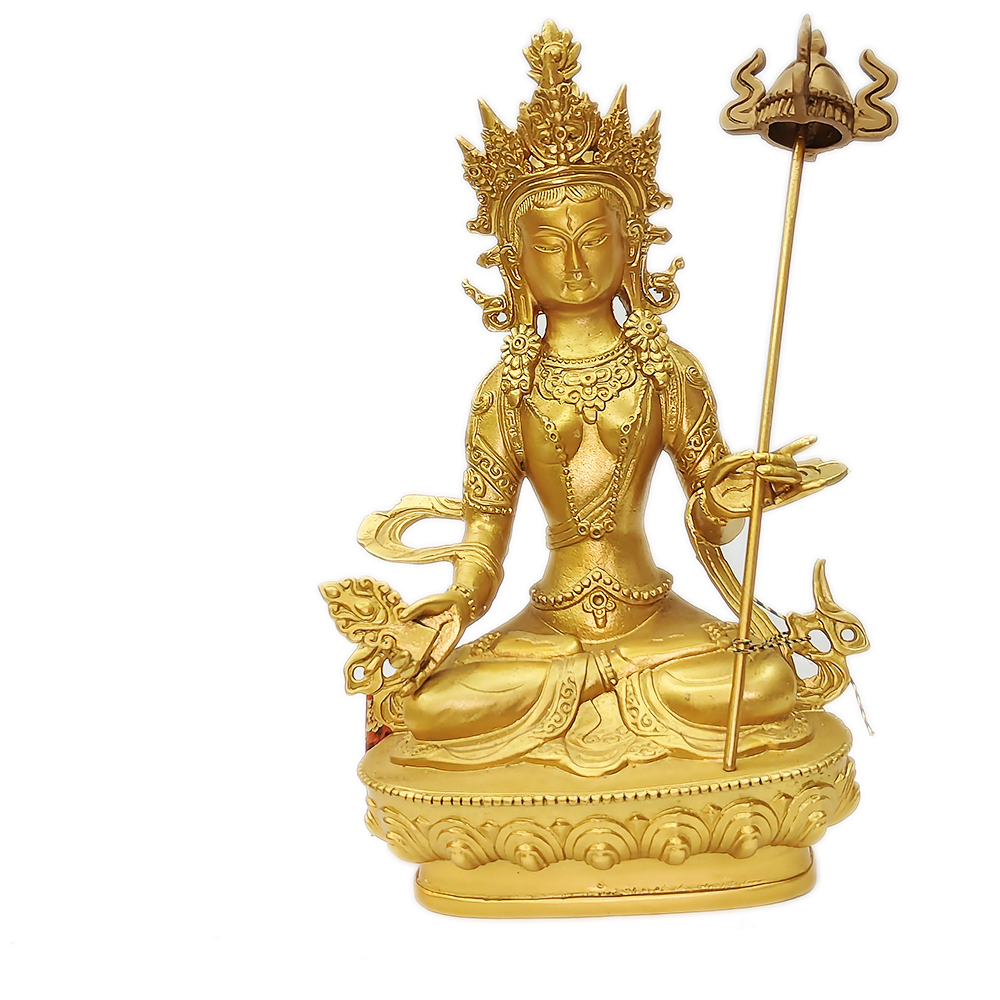 地藏王菩薩{銅 泥金}23公分【十方】136742