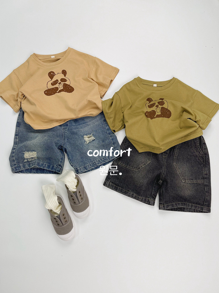 純棉調皮貓熊上衣