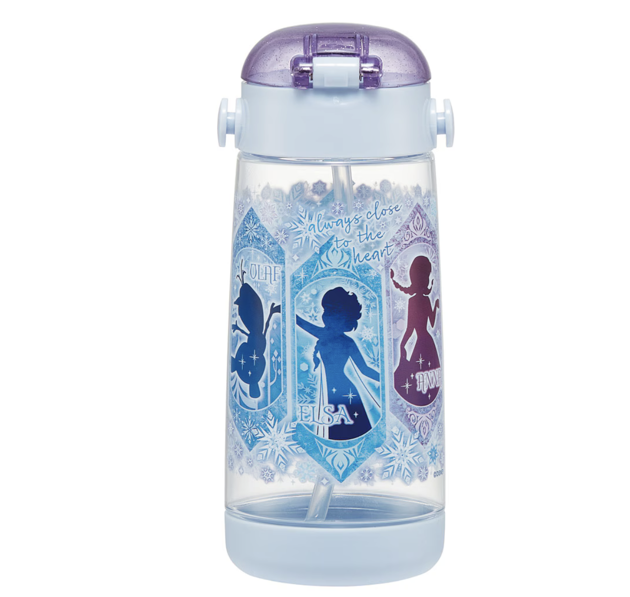 日本製 Skater 480ml 吸管水樽-Frozen