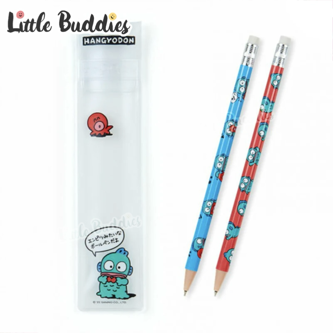 日版Sanrio 可愛鉛筆造形圓珠筆套裝
