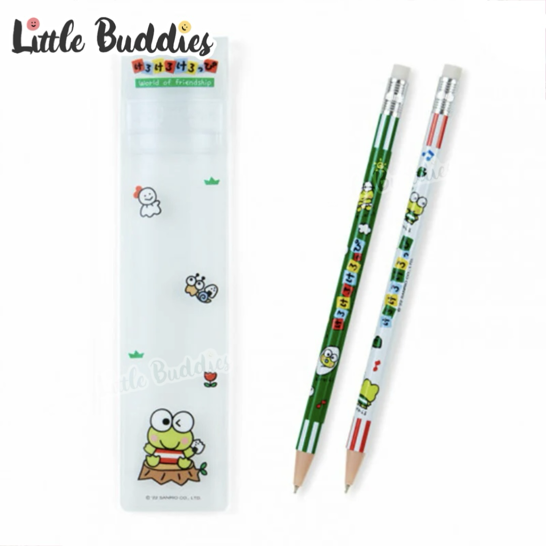 日版Sanrio 可愛鉛筆造形圓珠筆套裝