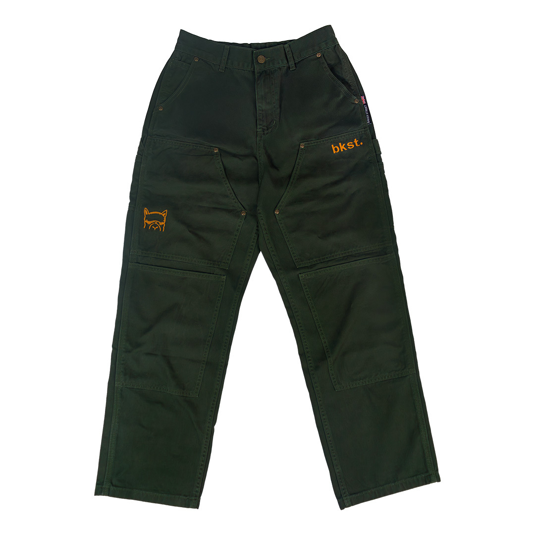 躲貓貓刺繡羊駝工裝長褲