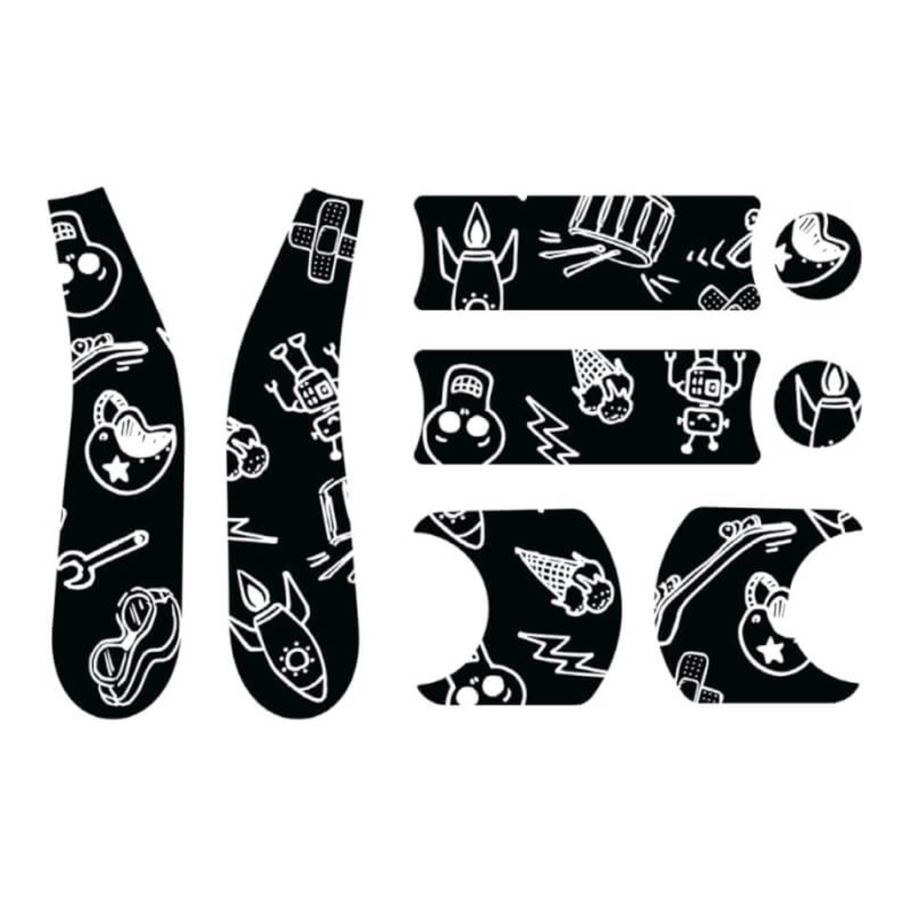 Doona - Liki Trike 車身貼紙套裝 (B&W Cool Sketch)