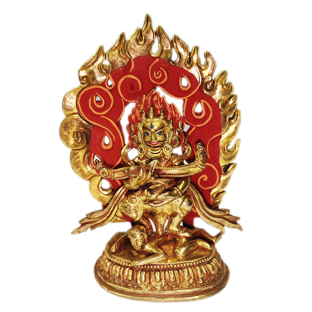 二臂瑪哈嘎拉{銅鎏金} 12公分【十方】125869