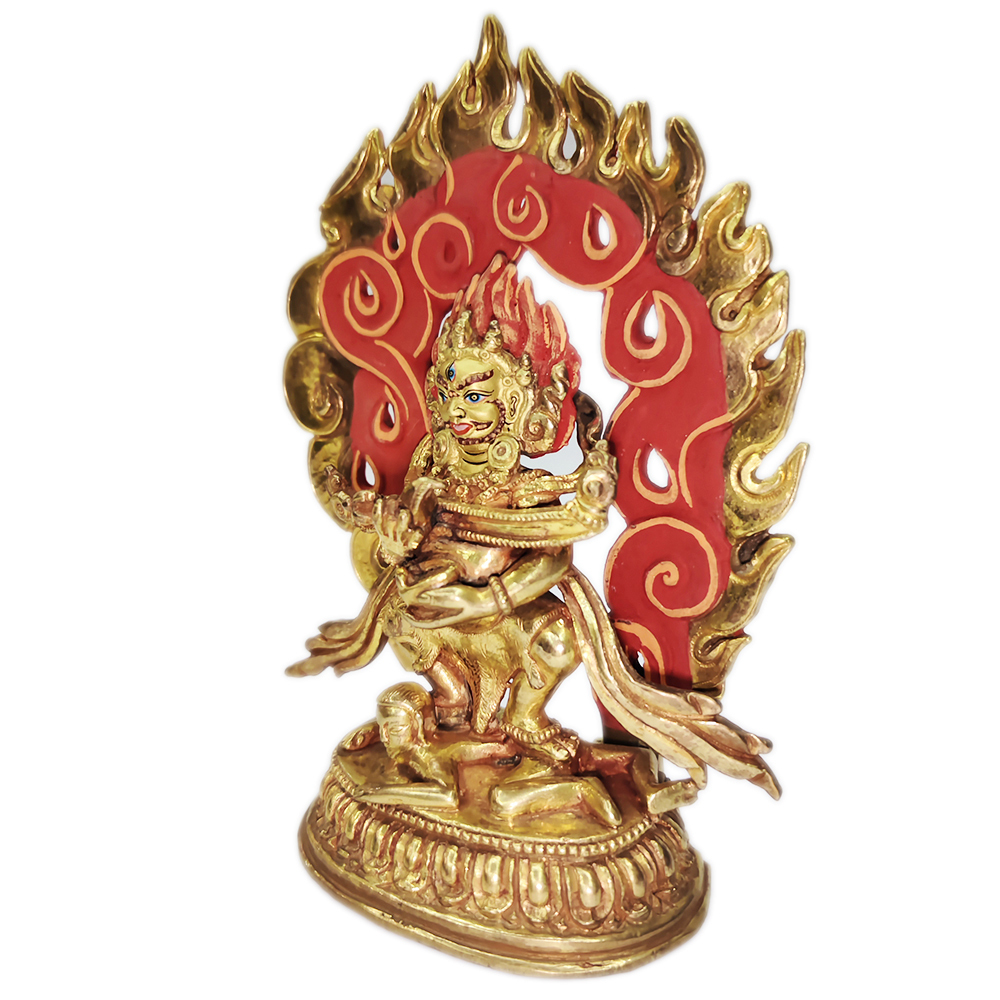 二臂瑪哈嘎拉{銅鎏金} 12公分【十方】125869