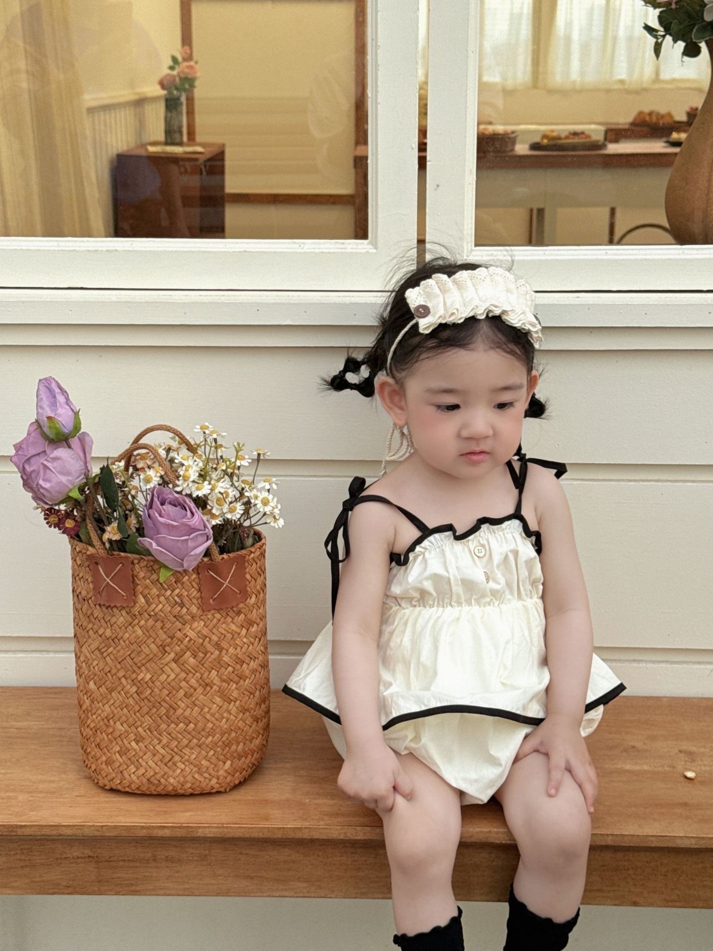 小香風吊帶包屁衣