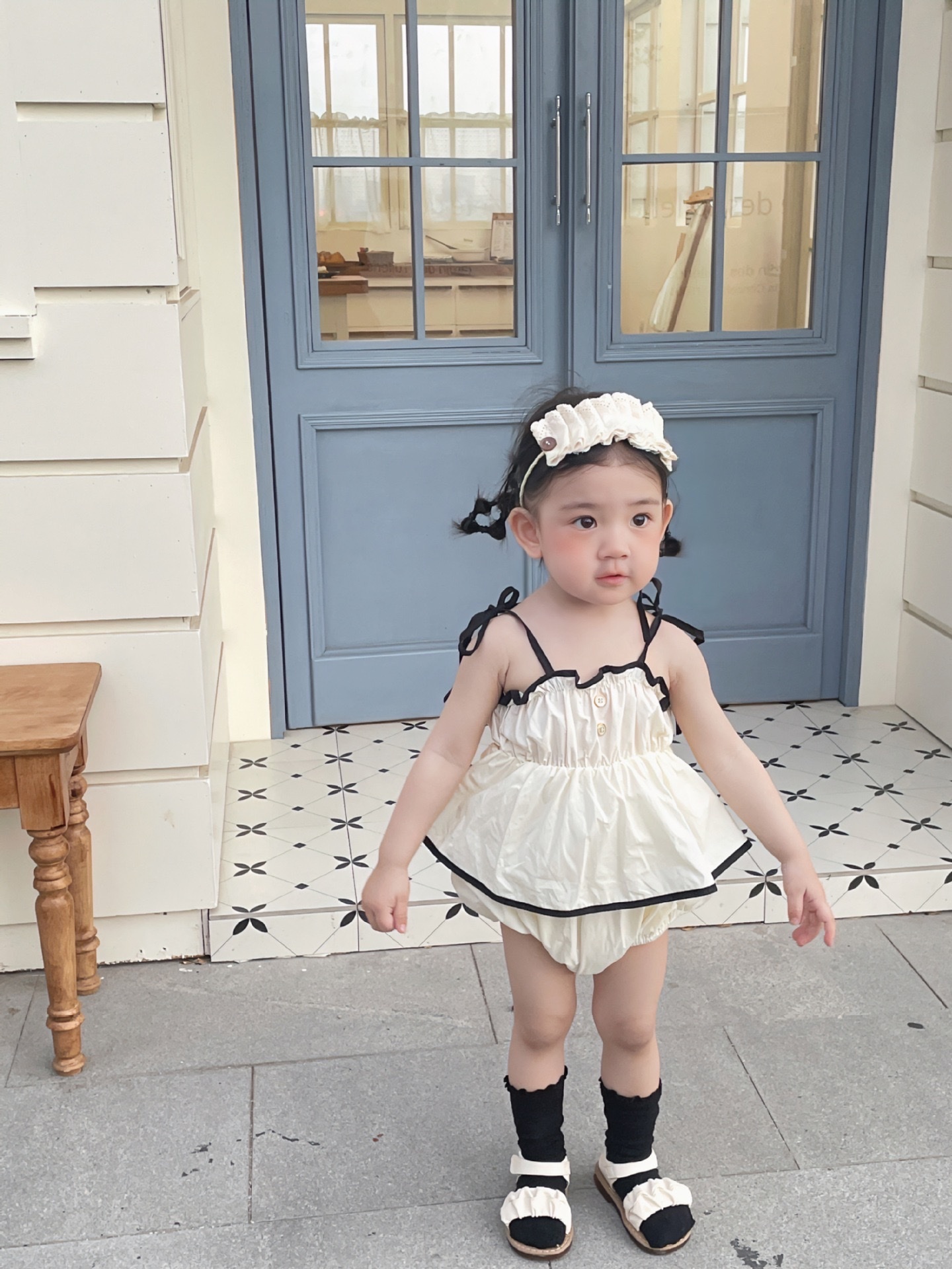 小香風吊帶包屁衣