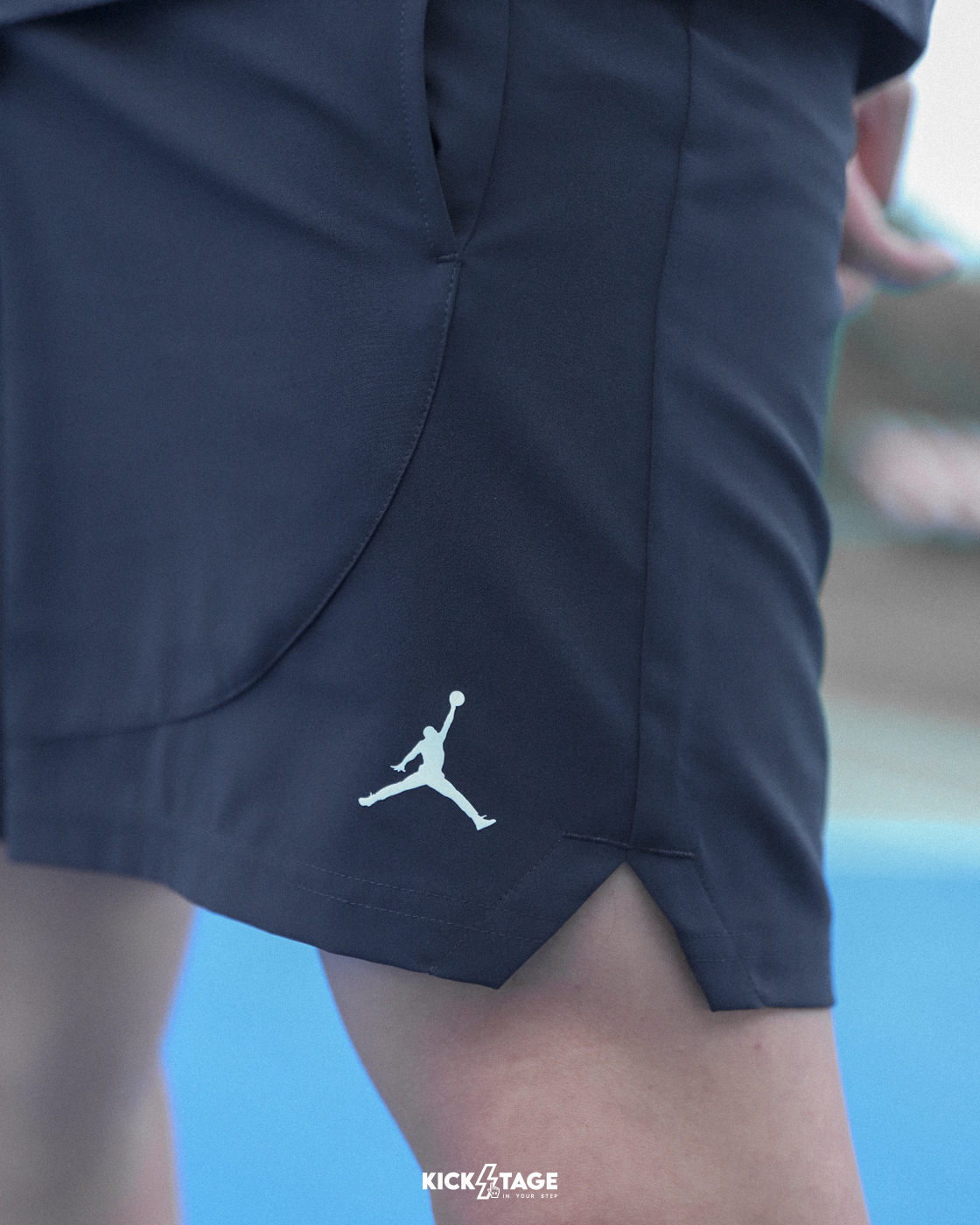 男款 NIKE JORDAN DRY 黑色 小標 抽繩 快乾 喬丹 網眼透氣 運動短褲【FN5843-010】