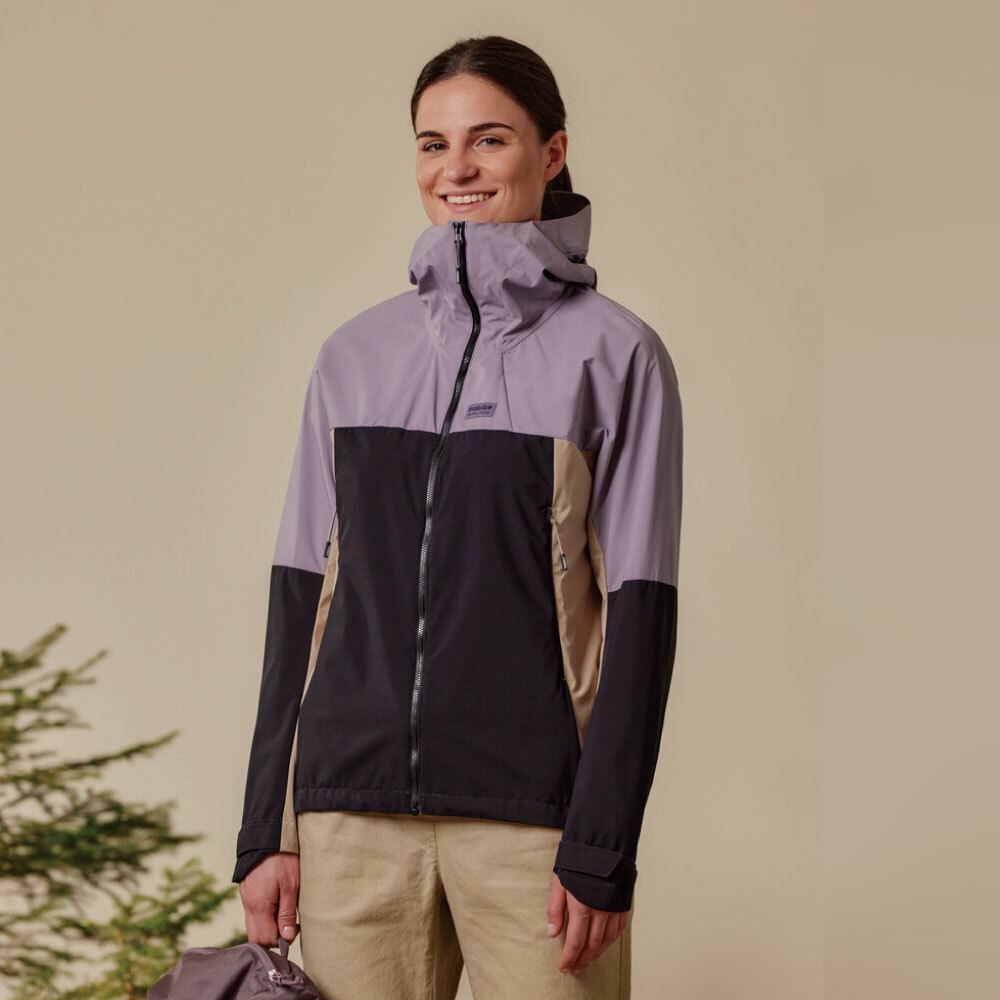 【MALOJA】女3L防風抗水軟殼外套 / 25MA39101-[拚色紫]