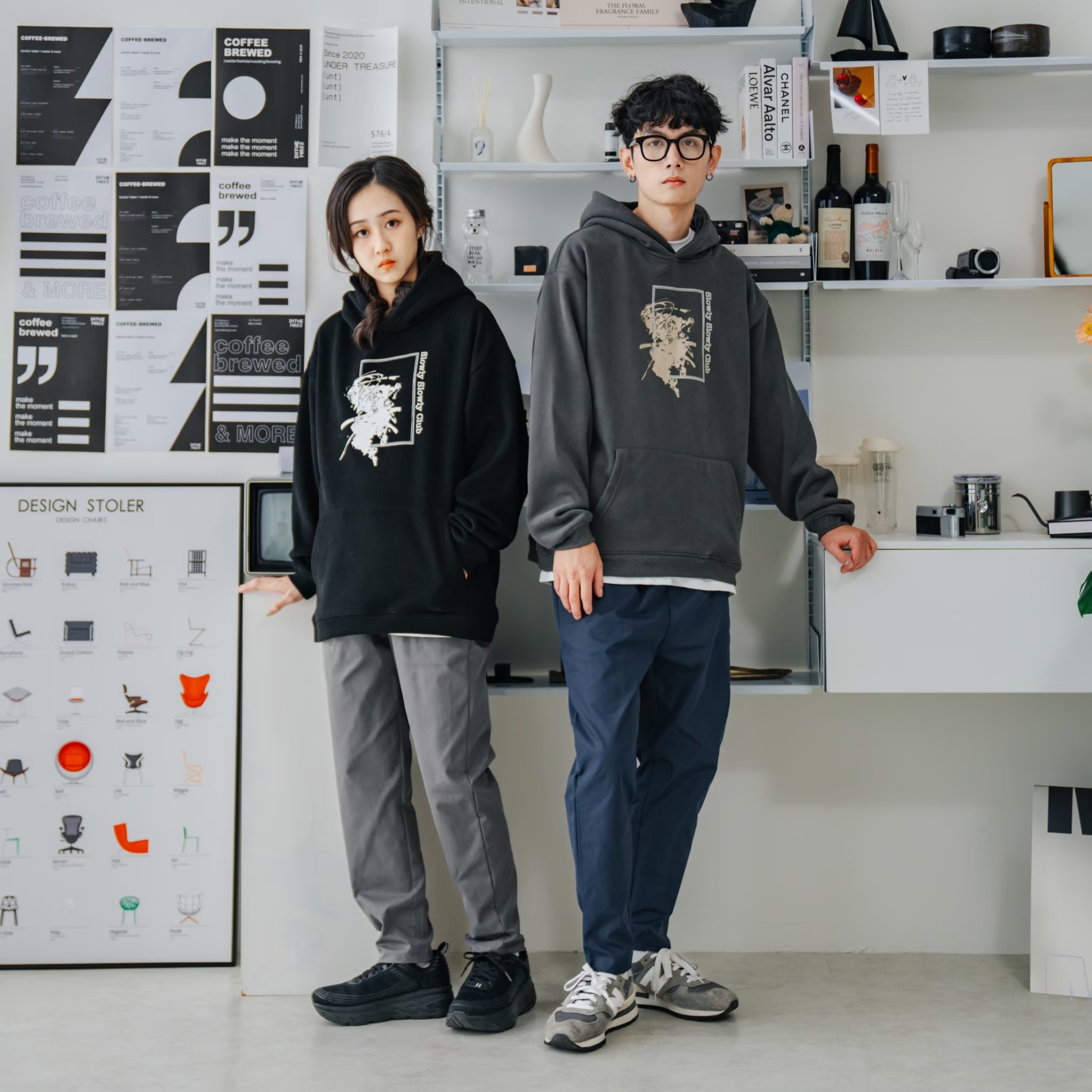 #預購 SBG 微彈寬鬆工裝素面長褲 五色 0937